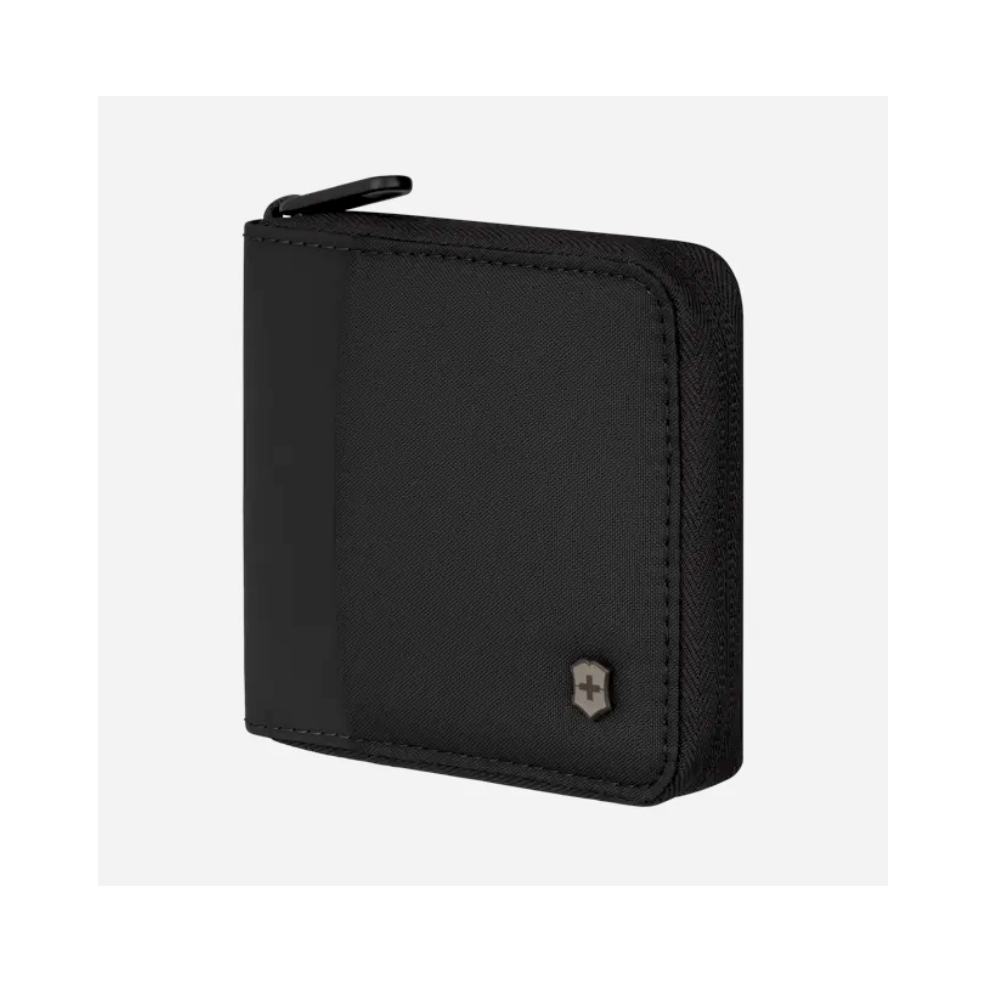 Victorinox - Étui pour passeport RFID avec tirette - Black