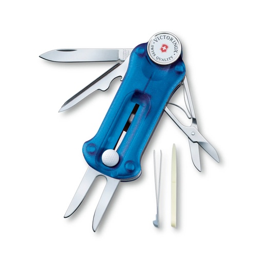 [VI/0.7052.T2] Victorinox - Golf Tour - Bleu Transparent