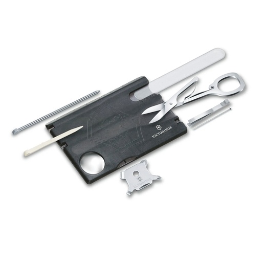 [VI/0.7240.T3] Victorinox - Swiss Card Nailcare - Noir Transparent