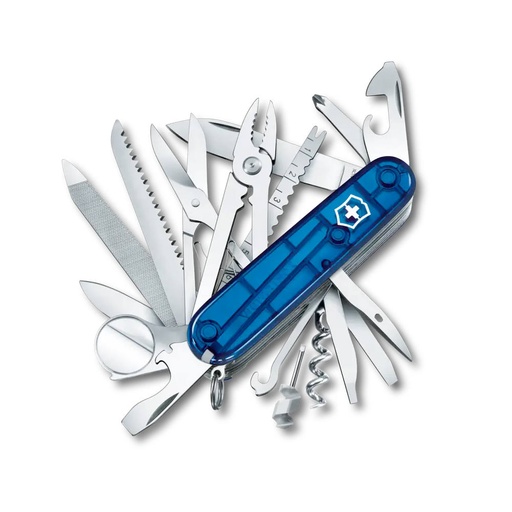 [VI/1.6795.T2] Victorinox - Swiss Champ - Bleu transparant